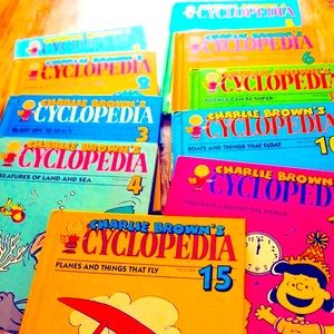 Charlie Browns CYCLOPEDIA books, in very good condition.